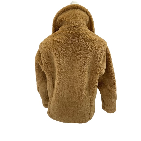 NWT GAP Sherpa Moto Jacket XS Tan - Picture 5 of 14